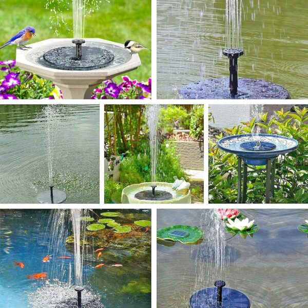 HYGGER HG‑983 Solar Fountain Pump for Garden Pool
