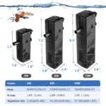 HYGGER HG040 Adjustable Submersible Power Filter
